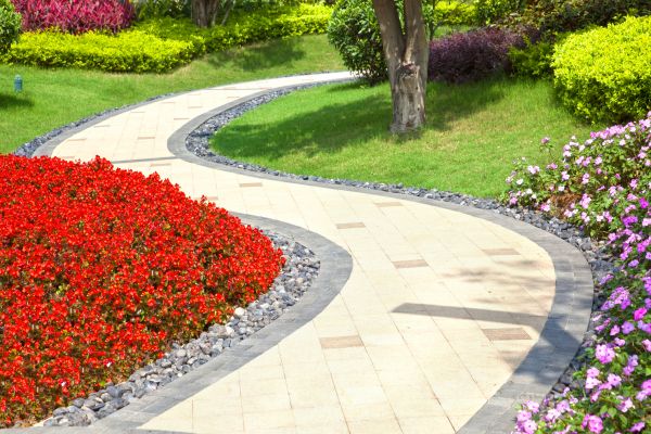 Garden Walkway Installation in Mason