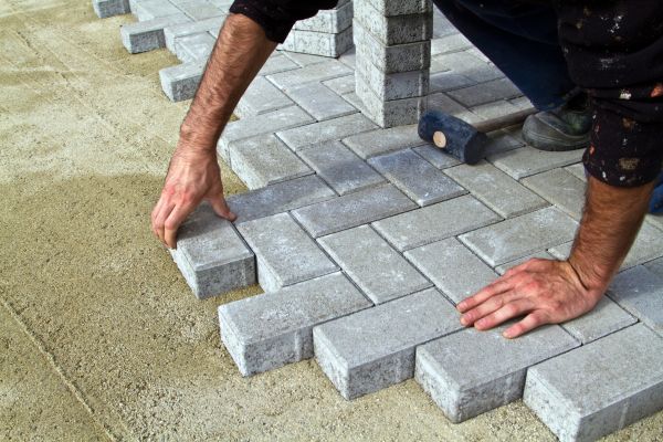 Concrete Paver Installation in Mason