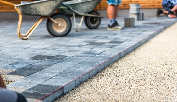 Paver Hardscape Installation in Mason