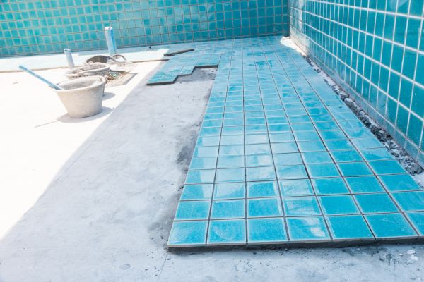 Pool Flooring Installation in Mason