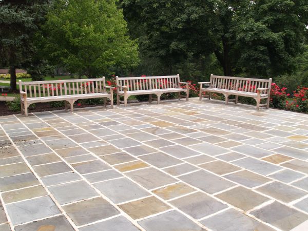 Slate Patio Installation in Mason